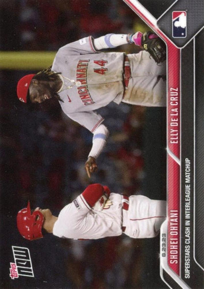 2023 Topps Now Shohei Ohtani Elly De La Cruz RC #750 Angels / Reds