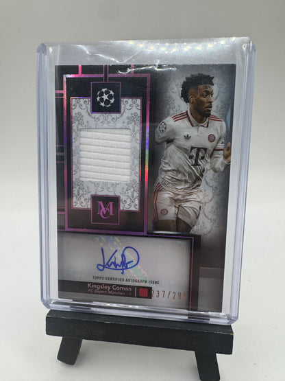 2024 Topps Museum Kingsley Coman Auto Patch /299 #MAR-KC Bayern Munich