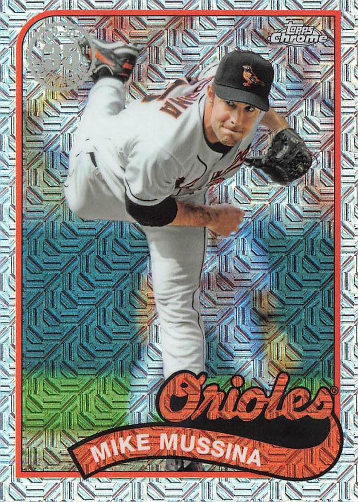 2024 Topps Series 2 1989 35th Anniversary Chrome Mojo Mike Mussina #2T89C-36 Baltimore Orioles