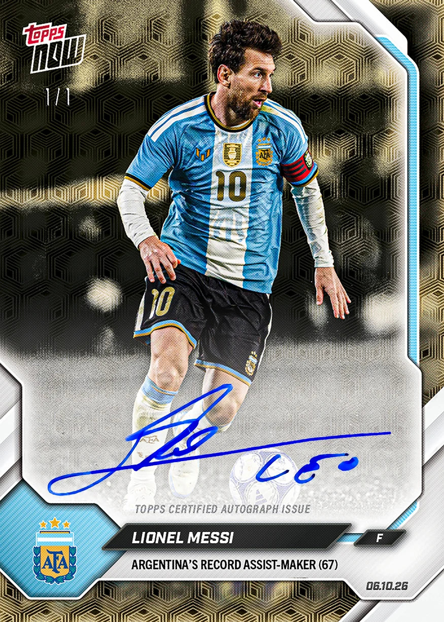 2026 Argentina Topps NOW® - Final Farewell Pack - Lionel Messi