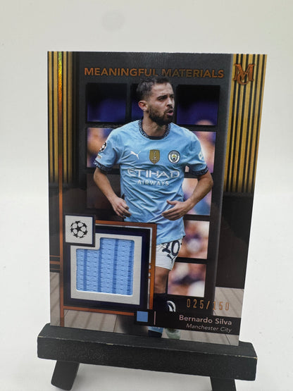 2024 Topps Museum Bernardo Silva Relic /150 #MMSR-LV Manchester City