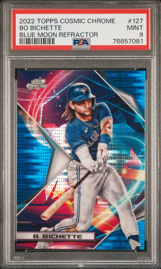 2022 Topps Cosmic Bo Bichette Blue /99 #127 Toronto Blue Jays PSA 9