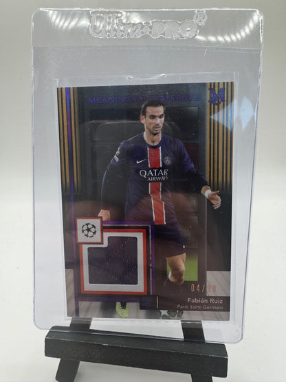 2024 Topps Museum Fabian Ruiz Relic /99 #MMSR-FR Paris Saint-Germain