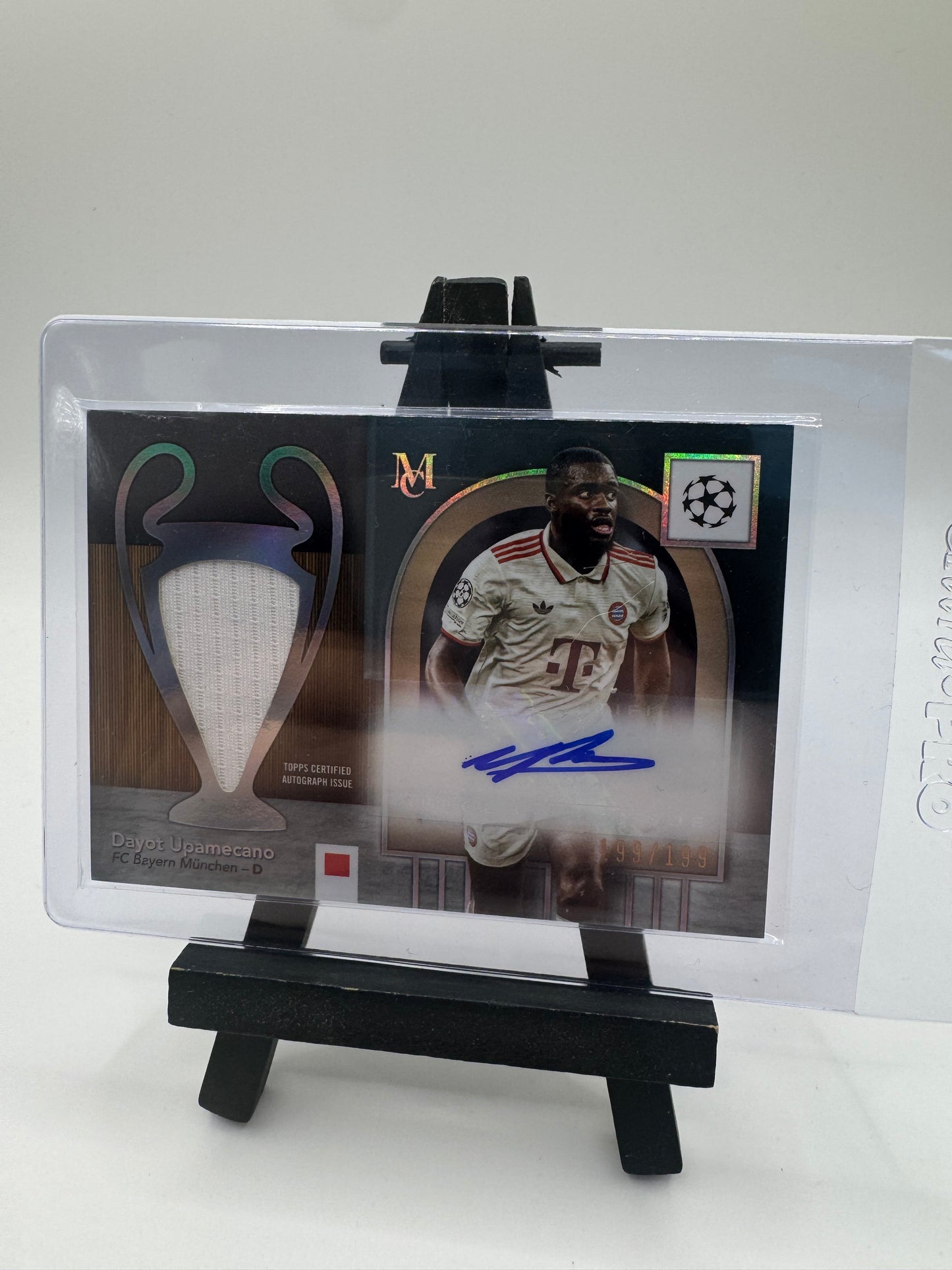 2024 Topps Museum Dayot Upamecano Momentous Relic Auto /199 #MMJA-DU Bayern Munich
