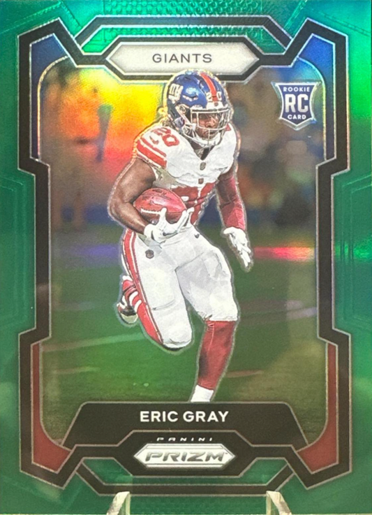2023 Panini Prizm Green Eric Gray RC New York Giants #377