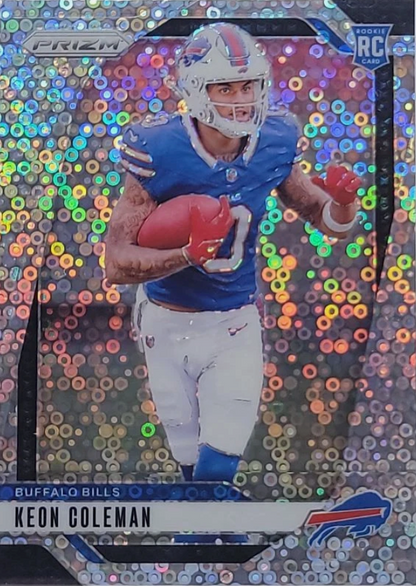 2024 Panini Prizm No Huddle Keon Coleman RC #362 Buffalo Bills