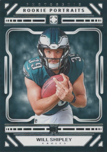 2024 Panini Photogenic Will Shipley Rookie Portrait RC #179 Philadelphia Eagles