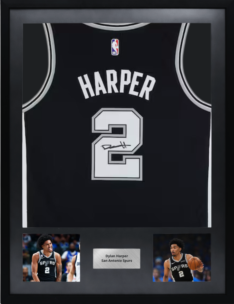 Maillot Nike NBA San Antonio Spurs signé par Dylan Harper (JSA)