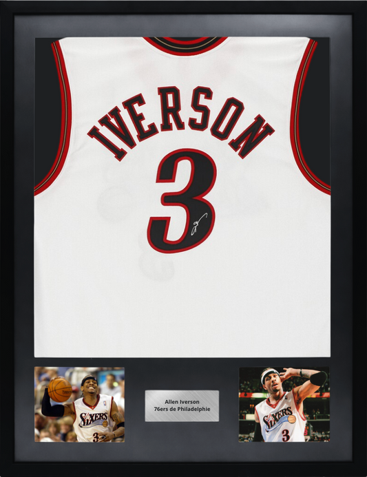 Maillot Nike NBA Philadelphie Sixers signé par Allen Iverson (JSA)