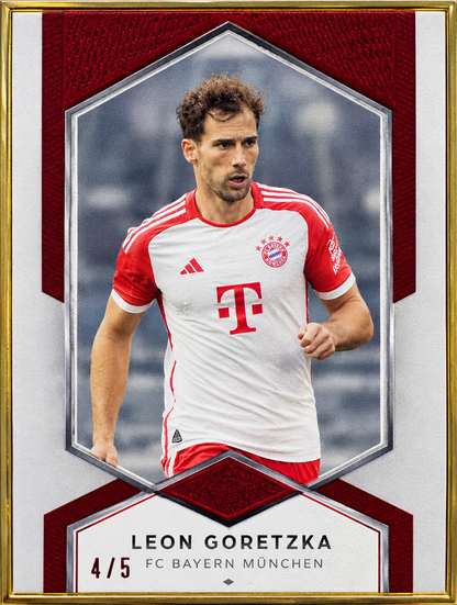 2023 Topps Transcendent Red /5 Leon Goretzka #FCB11 Bayern Munich