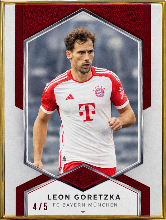 2023 Topps Transcendent Red /5 Leon Goretzka #FCB11 Bayern Munich