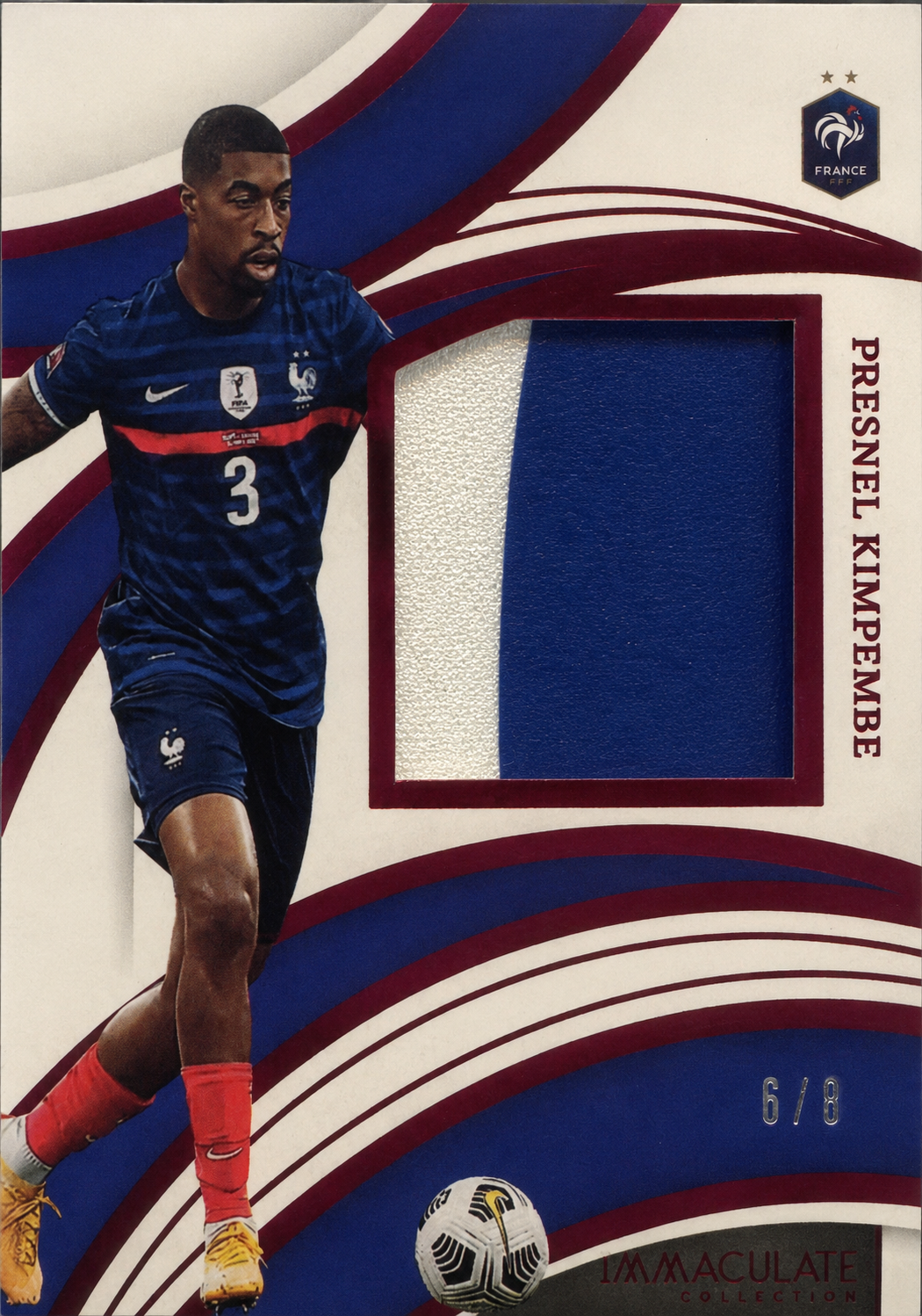 2022 Panini Immaculate Patch /8 Presnel Kimpembe #B-PKP France