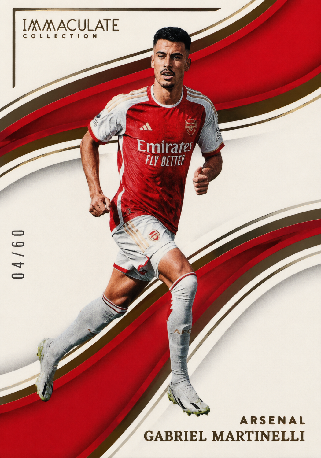 2023 Panini Immaculate Gabriel Martinelli /60 #107 Arsenal FC