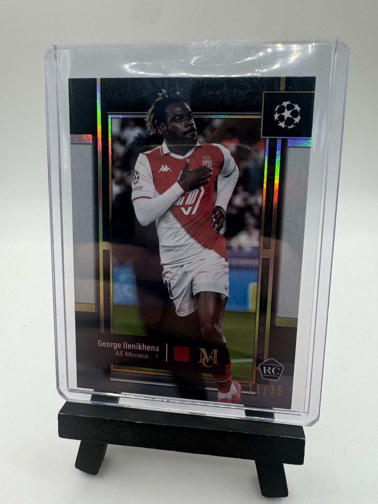2024 Topps Museum George Ilenikhena /35 #20 AS Monaco