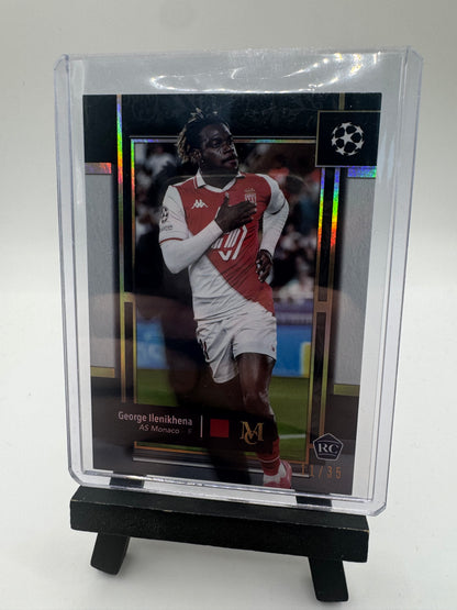 2024 Topps Museum George Ilenikhena /35 #20 AS Monaco