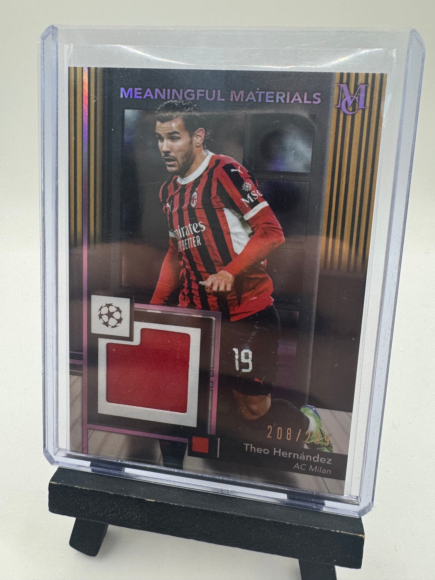 2024 Topps Museum Theo Hernandez Relic /299 #MMSR-TH AC Milan