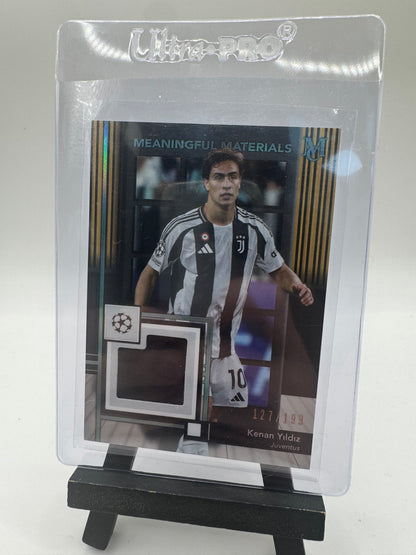 2024 Topps Museum Kenan Yildiz Relic /199 #MMSR-KY Juventus