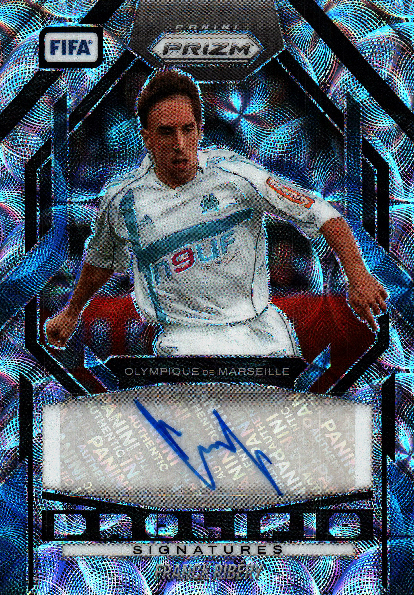 2025 Panini Prizm FIFA Scope Signatures Franck Ribéry #PS-FR Bayern Munich