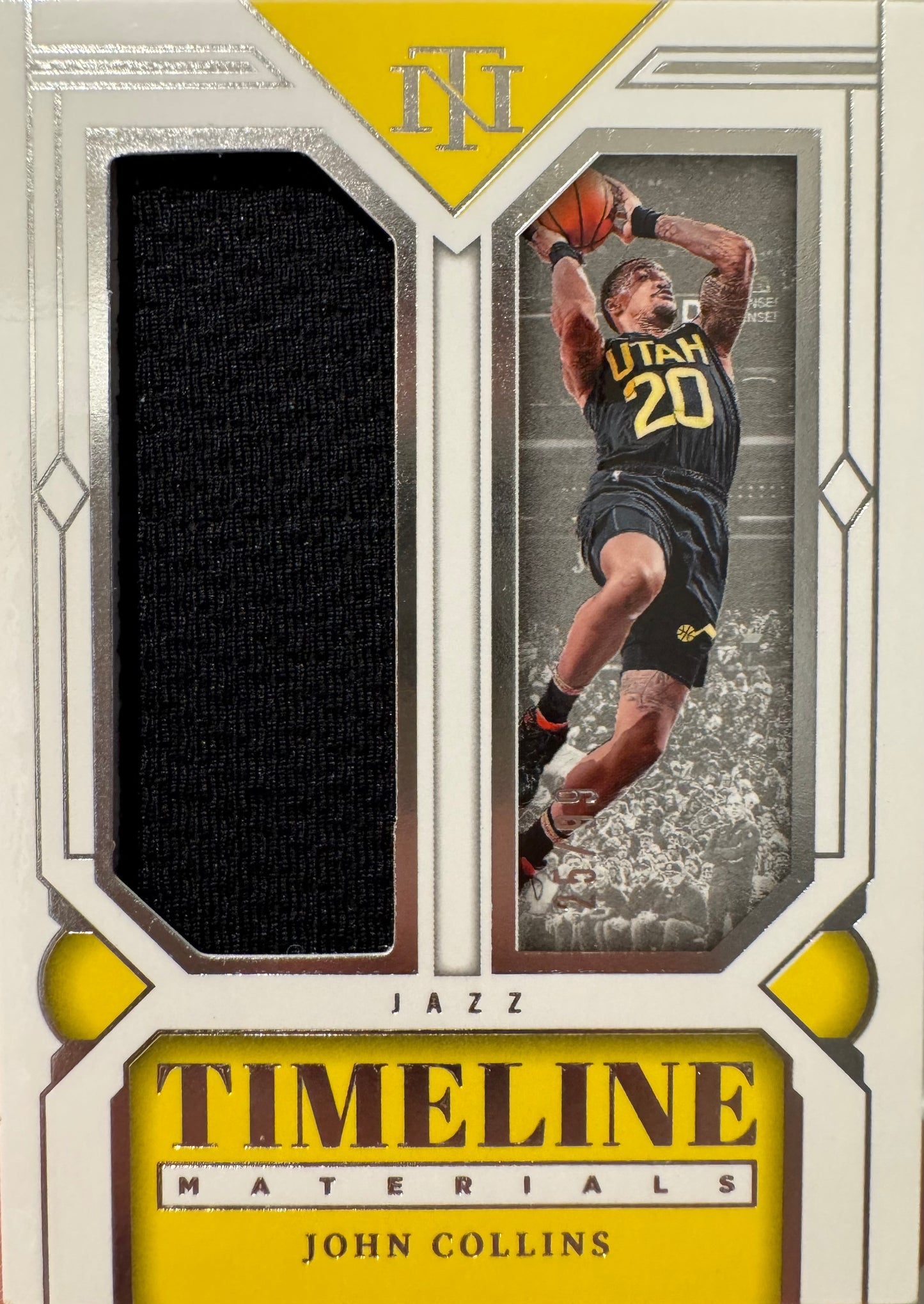 2023 Panini National Treasures Patch /99 John Collins #TM-COL Utah Jazz