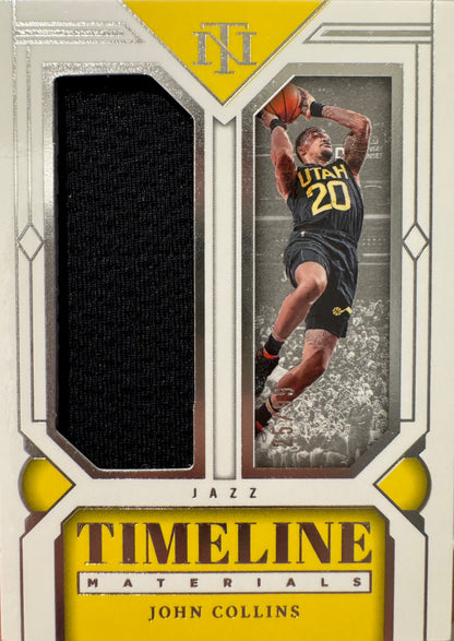 2023 Panini National Treasures Patch /99 John Collins #TM-COL Utah Jazz