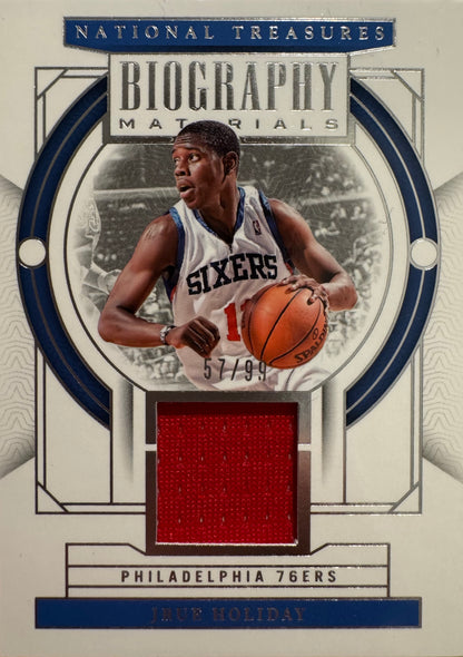 2023 Panini National Treasures Patch /99 Jrue Holiday #BGM-HOL Philadelphia 76ers