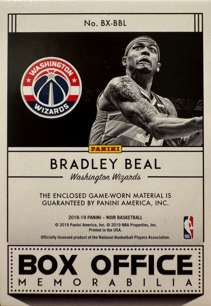 2018 Panini Noir Patch /99 Bradley Beal #BX-BBL Washington Wizards