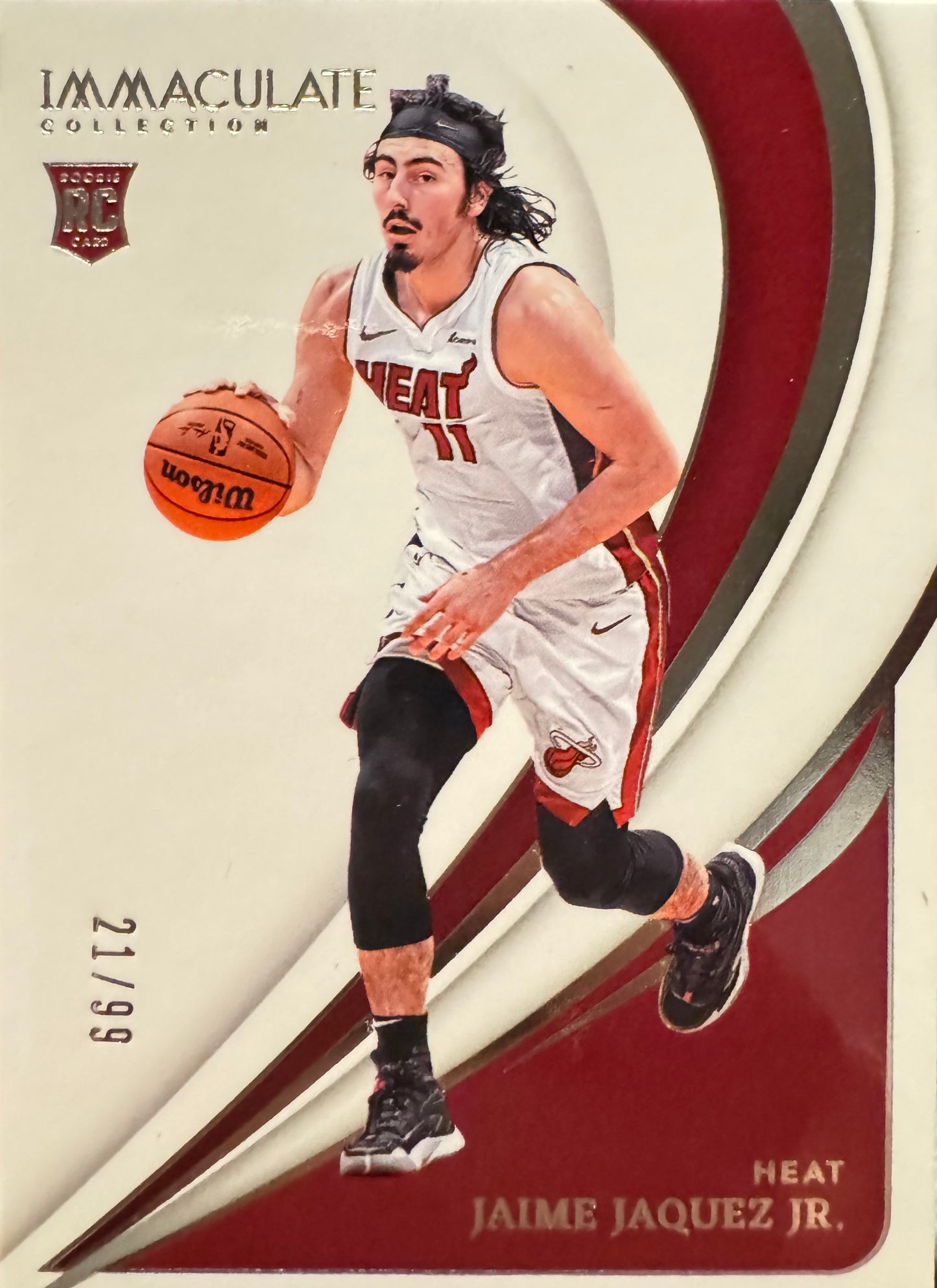 2023 Panini Immaculate Jaime Jaquez RC /99 #19 Miami Heat