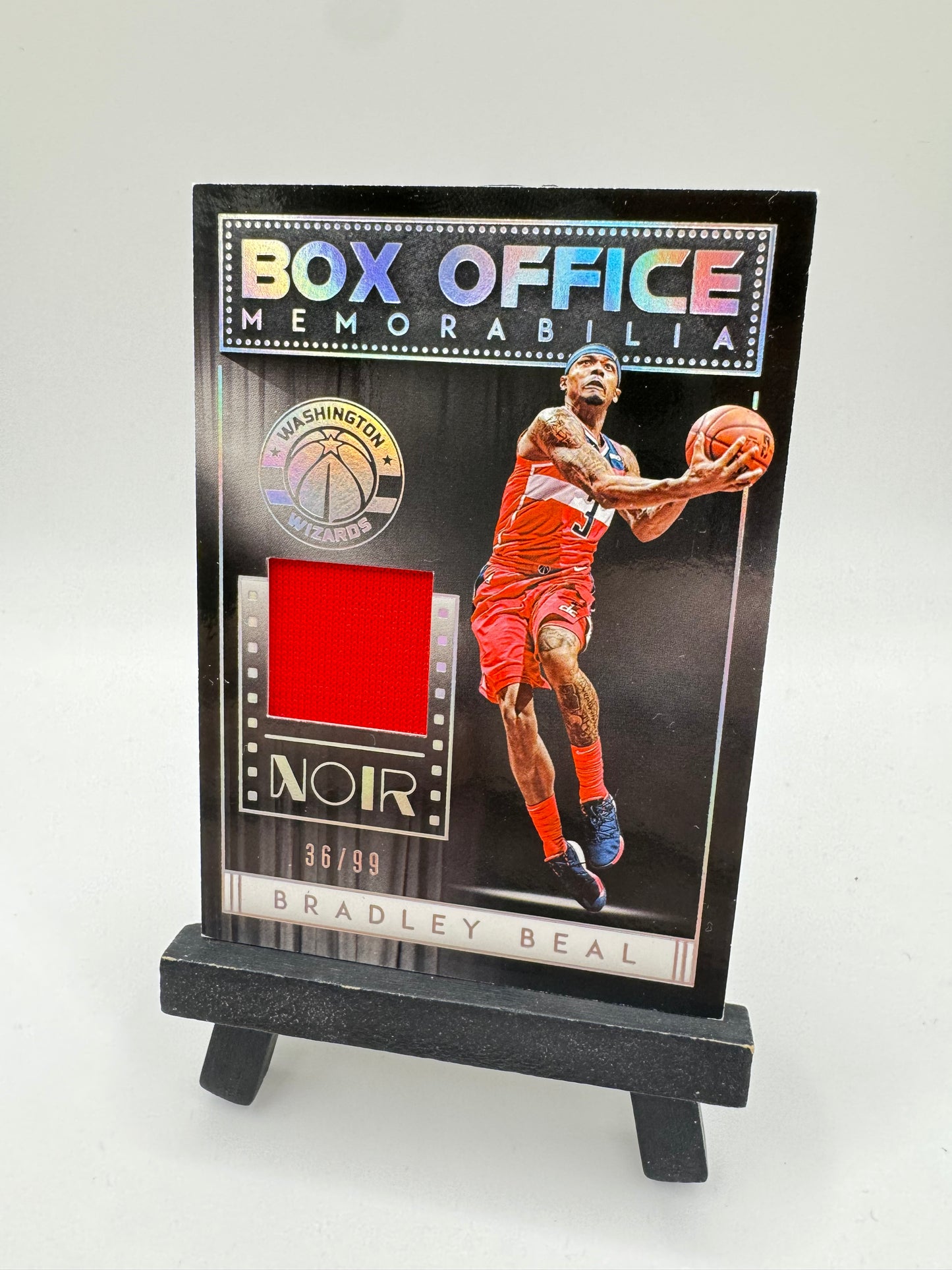 2018 Panini Noir Patch /99 Bradley Beal #BX-BBL Washington Wizards