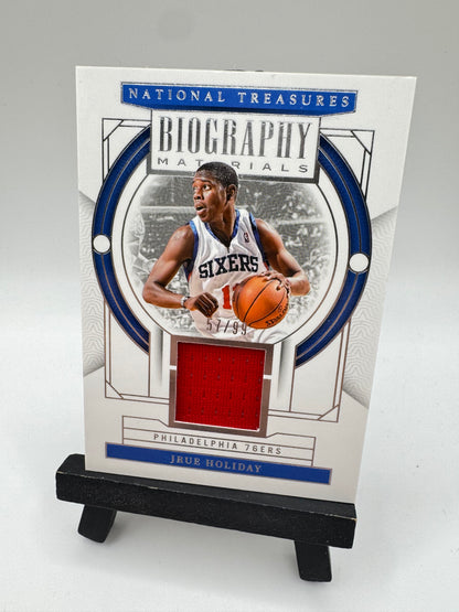 2023 Panini National Treasures Patch /99 Jrue Holiday #BGM-HOL Philadelphia 76ers