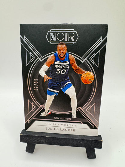 2024 Panini Noir Julius Randle /99 #95 Minnesota Timberwolves