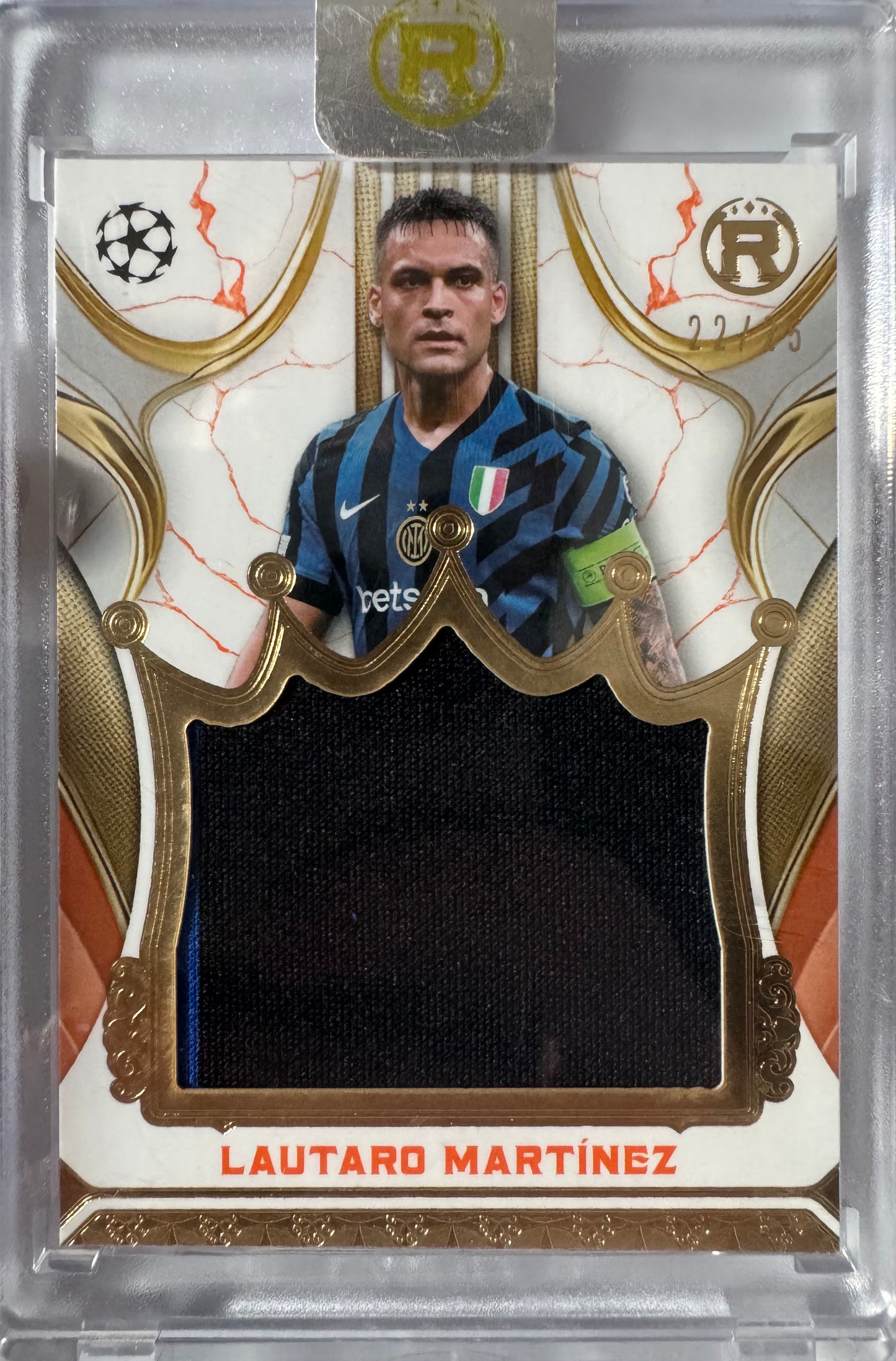 2024 Topps Reverence Patch /25 Lautaro Martinez #RJR-LZ Inter Milan