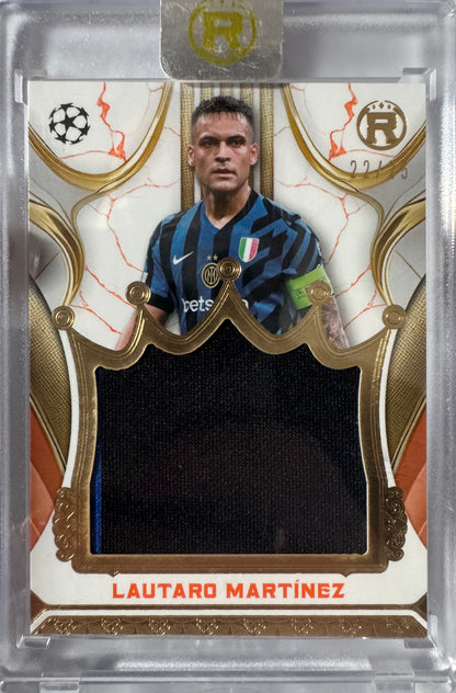 2024 Topps Reverence Patch /25 Lautaro Martinez #RJR-LZ Inter Milan