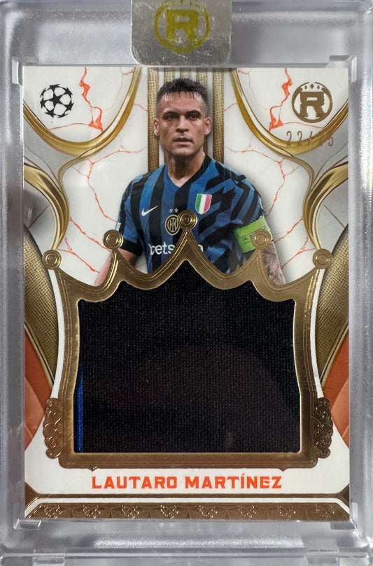 2024 Topps Reverence Patch /25 Lautaro Martinez #RJR-LZ Inter Milan