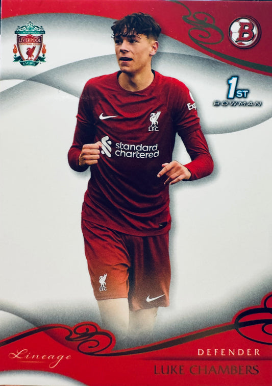 2022 Topps Lineage 1st Bowman Luke Chambers #06 Liverpool