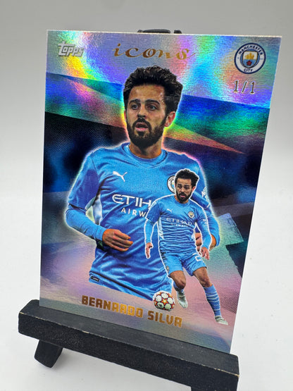 2021 Topps Icons Manchester City Bernardo Silva 1/1