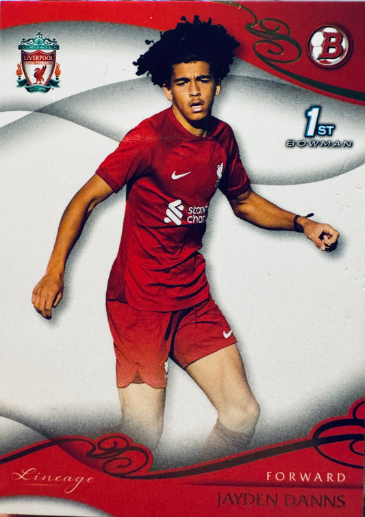 2022 Topps Lineage 1st Bowman Jayden Danns #15 Liverpool