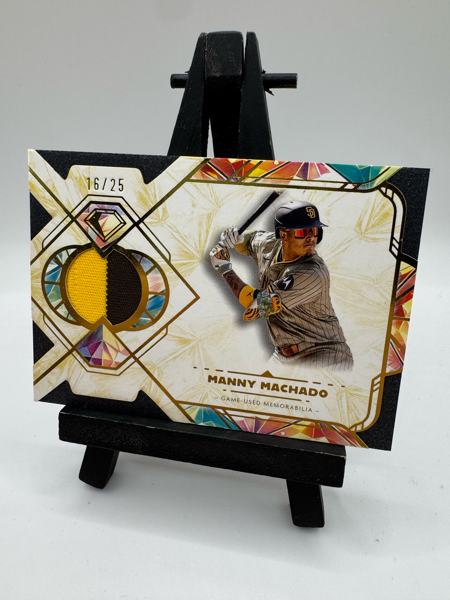 2025 Topps Diamond Icons Manny Machado Game Worn Patch /25 #SPR-MM San Diego Padres