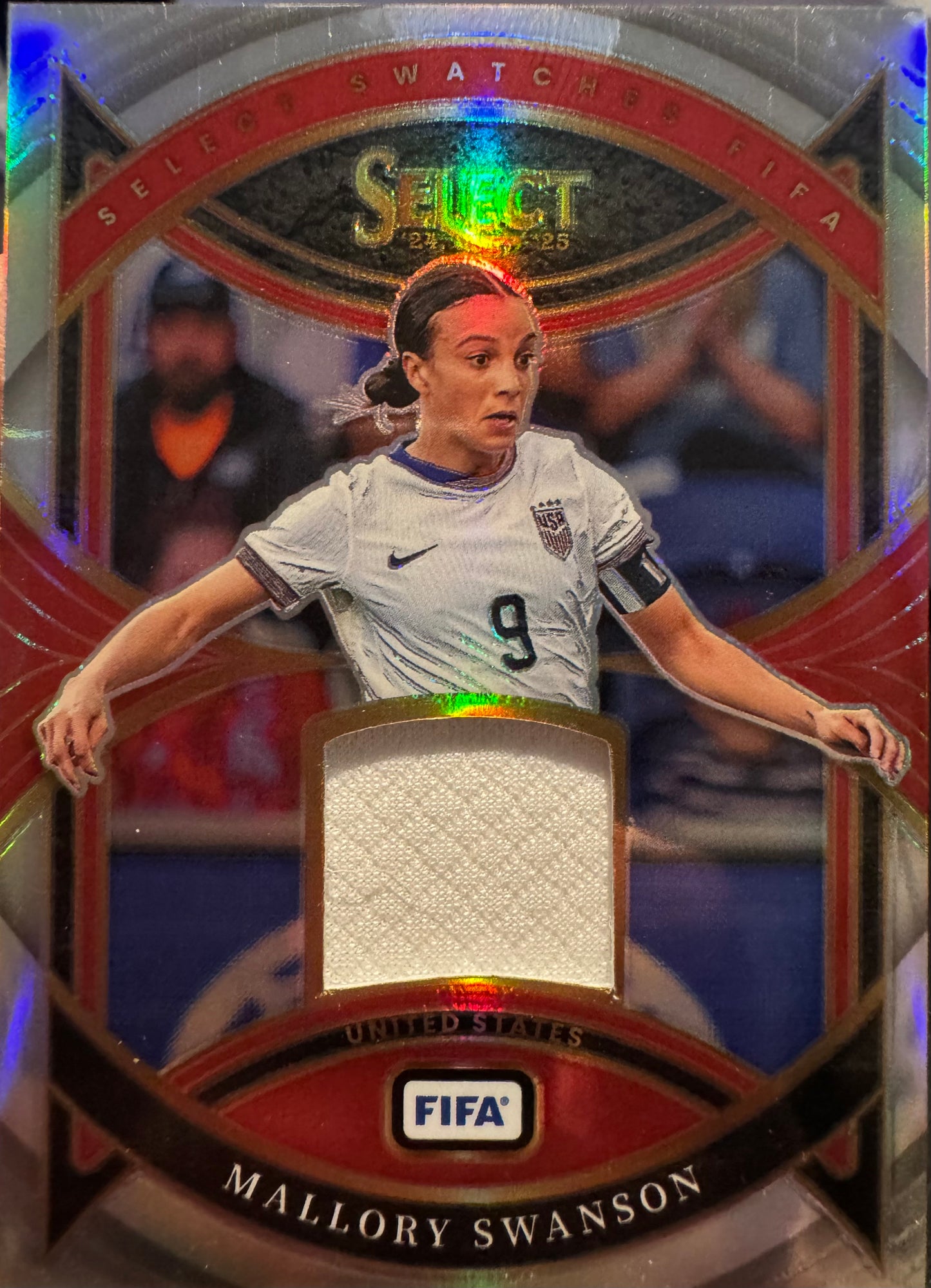 2024 Panini Select FIFA Mallory Swanson Patch #SW-MS USA