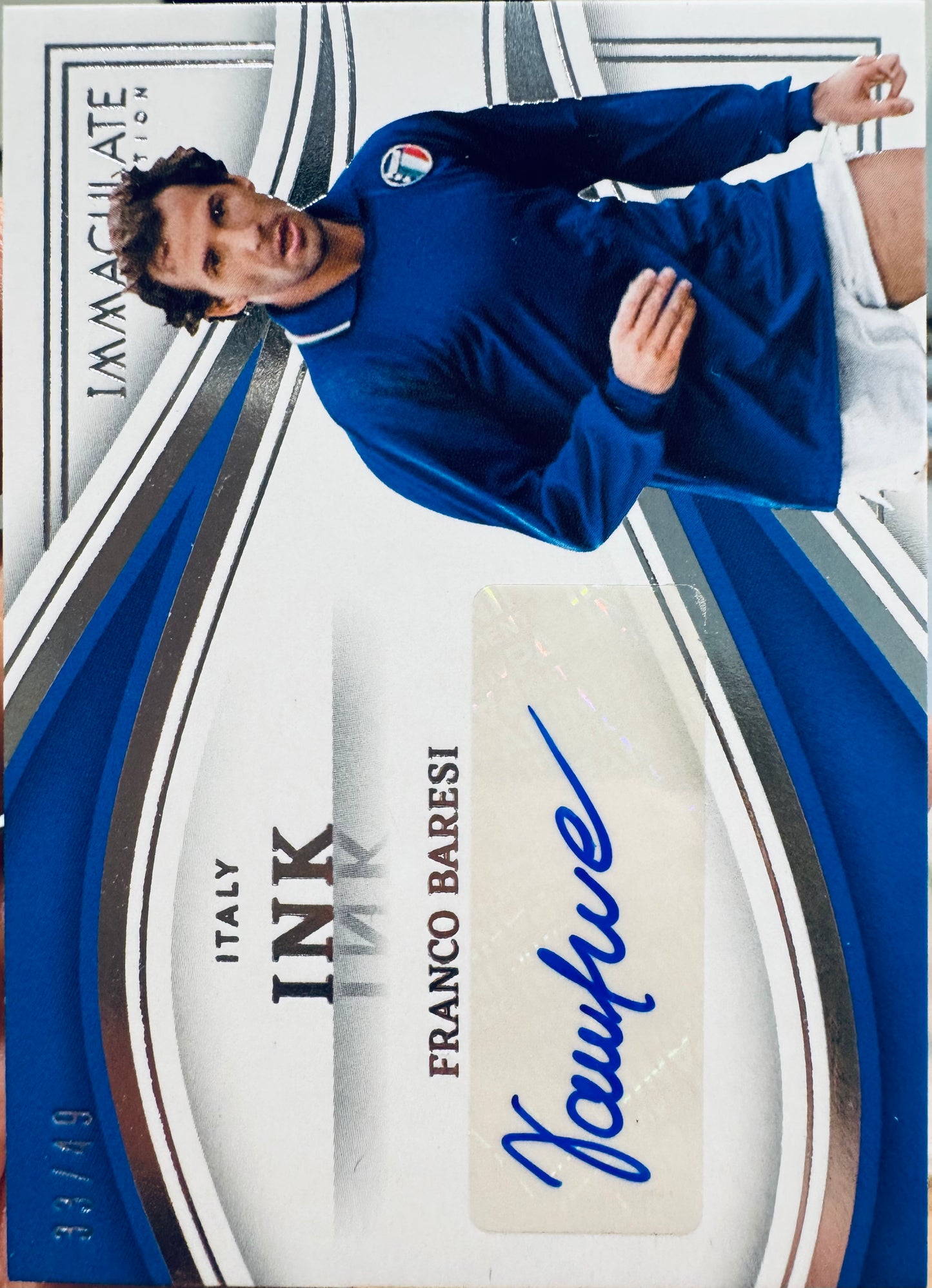 2023 Panini Immaculate Franco Baresi Auto /49 #IK-FB Italy