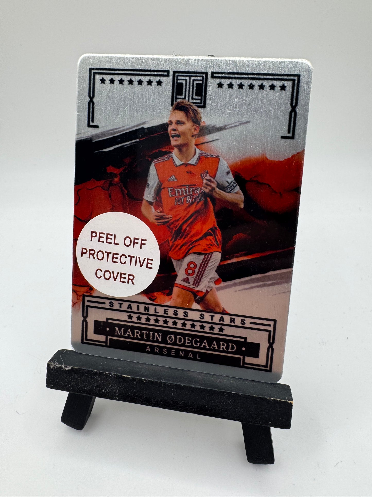 2022 Panini Impeccable Stainless Stars /71 Martin Odegaard #9 Arsenal