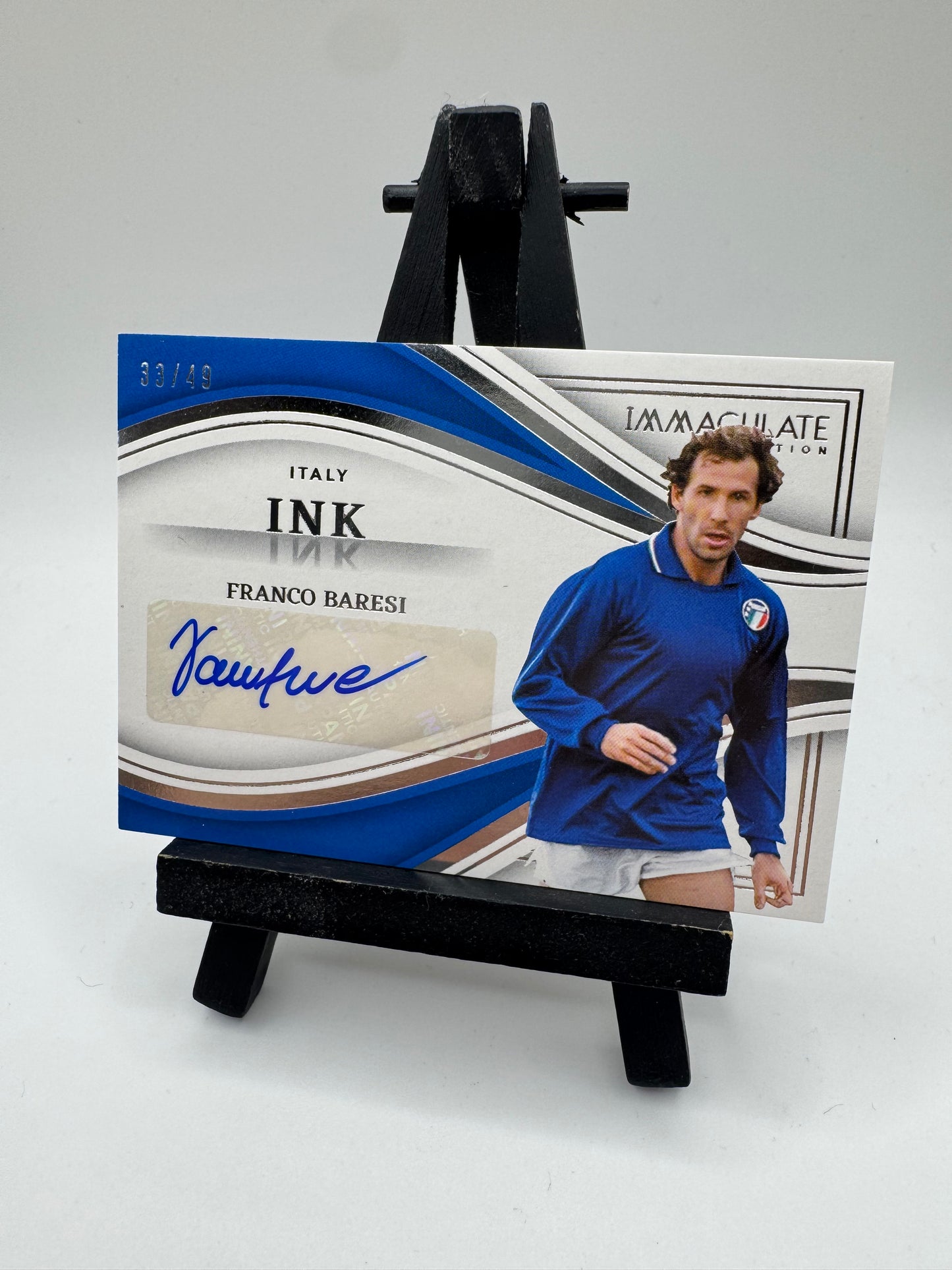 2023 Panini Immaculate Franco Baresi Auto /49 #IK-FB Italy