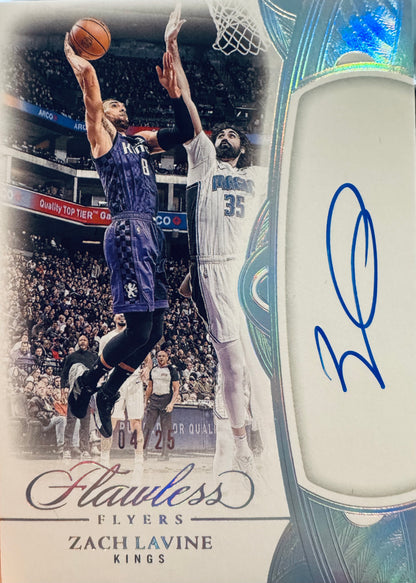 2024 Panini Flawless Flyers Autograph /25 Zach LaVine #FLY-ZLV Sacramento Kings