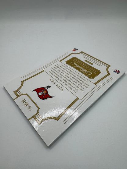 2018 Panini Flawless Symbols Swoosh Patch 1/1 Vita Vea RC #FS-VV Tampa Bay Buccaneers