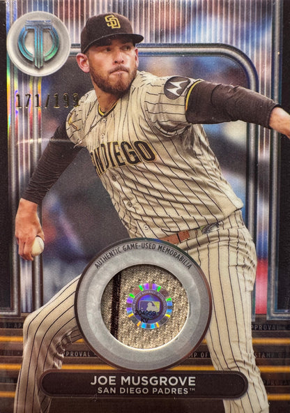 2024 Topps Tribute Relic used Joe Musgrove /199 #SOA-JM San Diego Padres