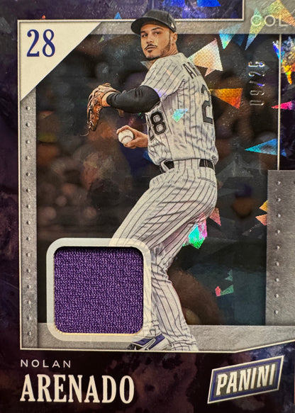 2019 Panini Black Friday Nolan Arenado Patch /50 #33 Colorado Rockies