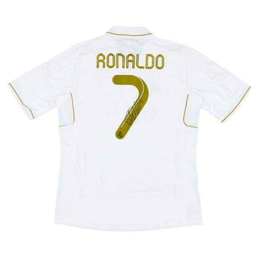 Maillot Réal Madrid signé par Cristiano Ronaldo (Beckett)