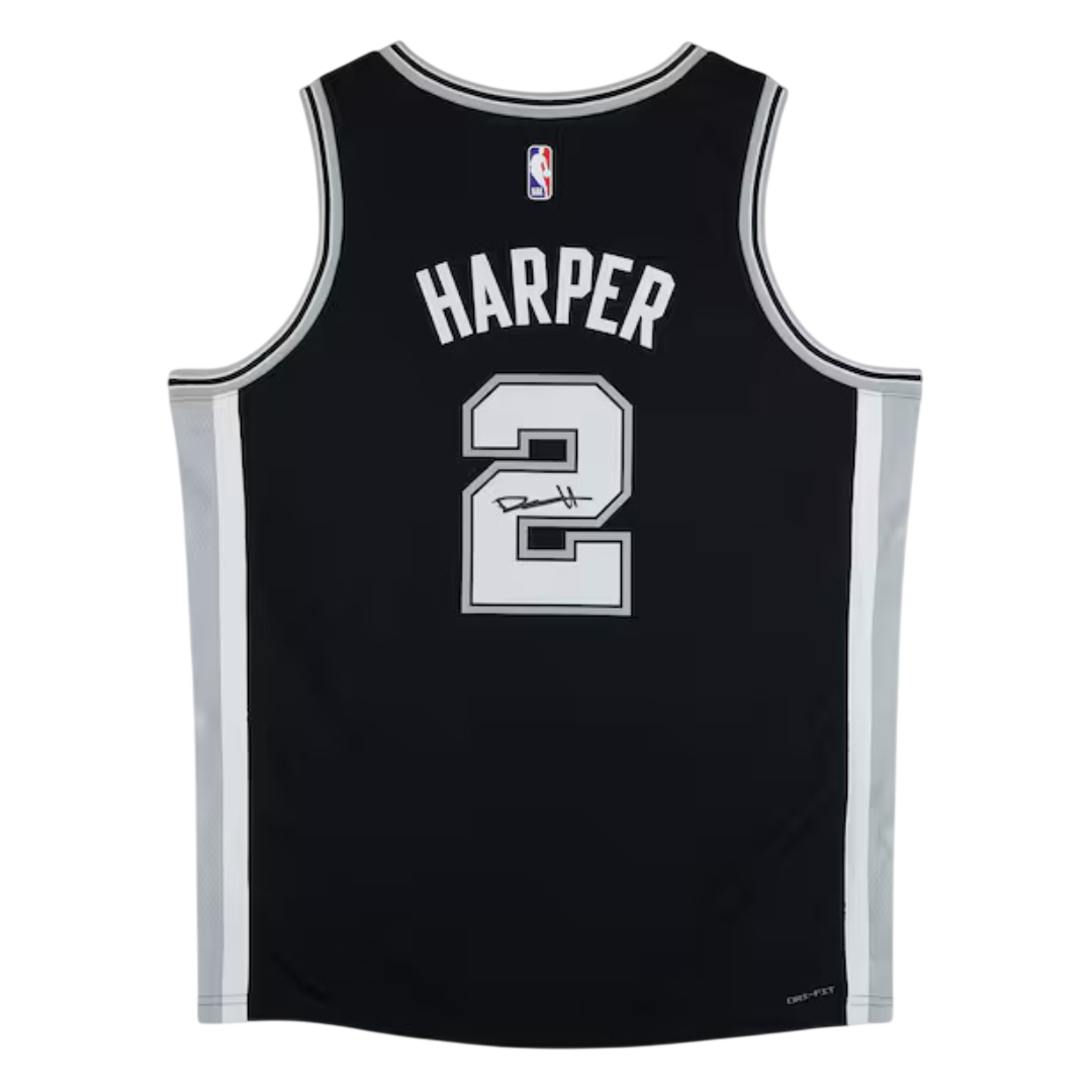 Maillot Nike NBA San Antonio Spurs signé par Dylan Harper (JSA)