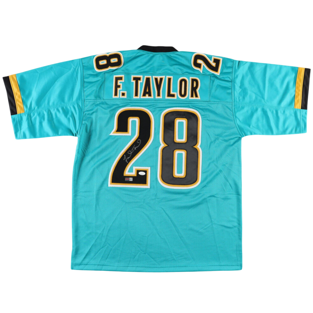 Maillot NFL Jacksonville Jaguars signé par Fred Taylor (JSA)