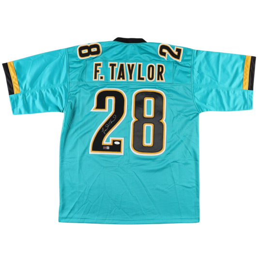 Maillot NFL Jacksonville Jaguars signé par Fred Taylor (JSA)