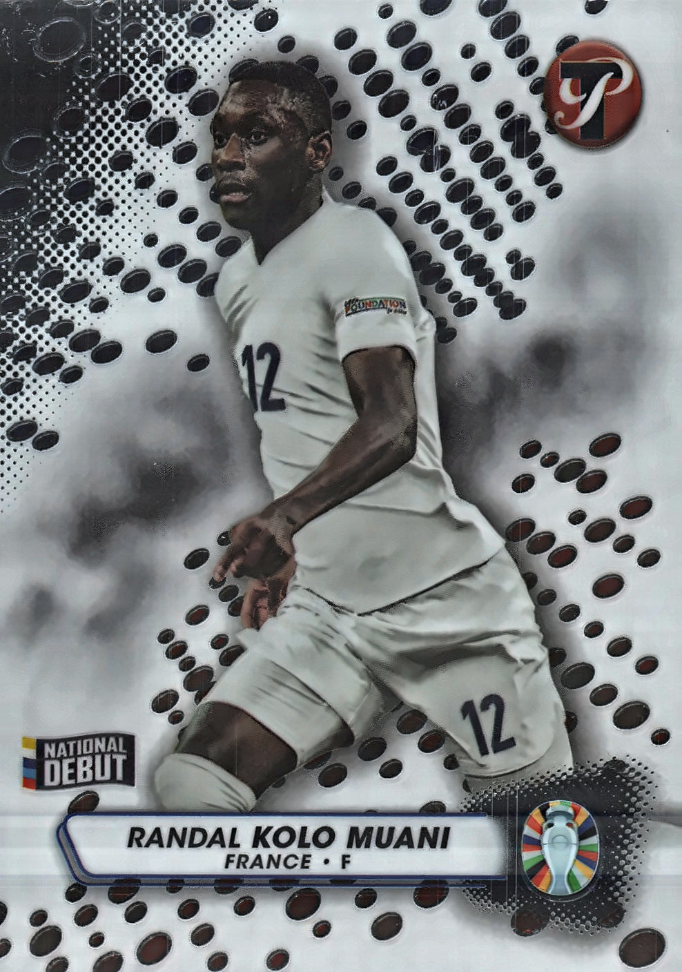 2023 Topps Pristine Road To Euro 2024 National Debut Randal Kolo Muani #59 France